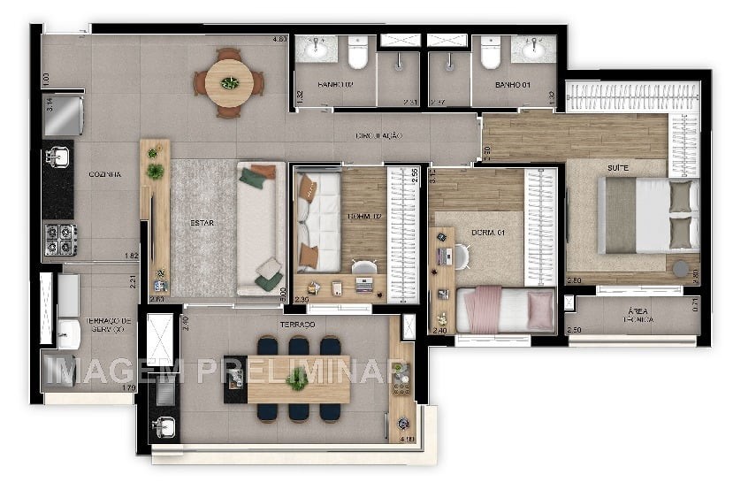 Apartamento, 2 quartos, 47 m² - Foto 30