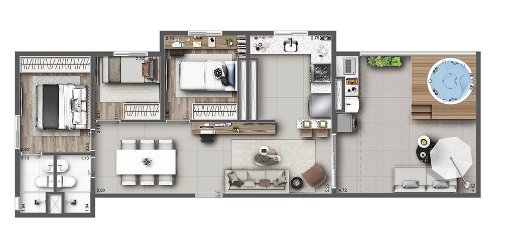 Apartamento à venda com 2 quartos, 40m² - Foto 33