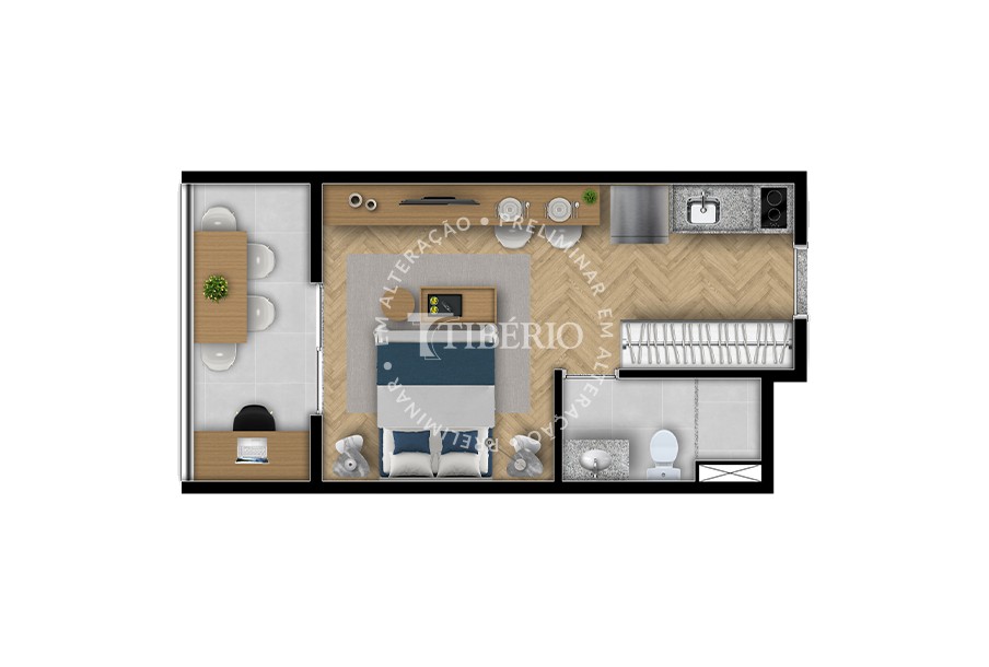 Apartamento à venda com 2 quartos, 39m² - Foto 20