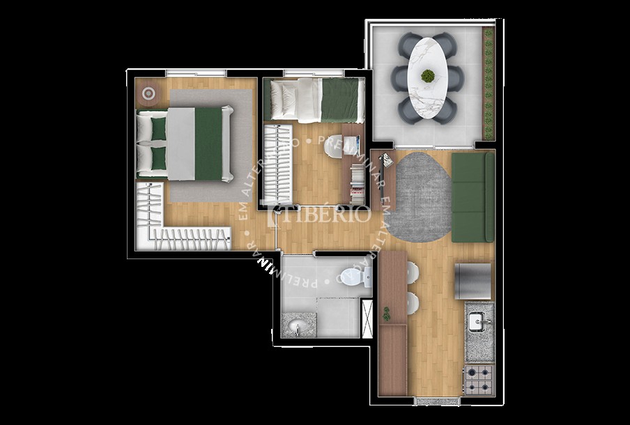 Apartamento à venda com 2 quartos, 39m² - Foto 22