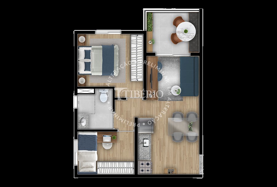 Apartamento à venda com 2 quartos, 39m² - Foto 23