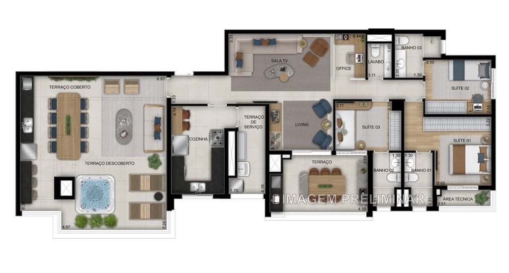 Apartamento, 3 quartos, 103 m² - Foto 35