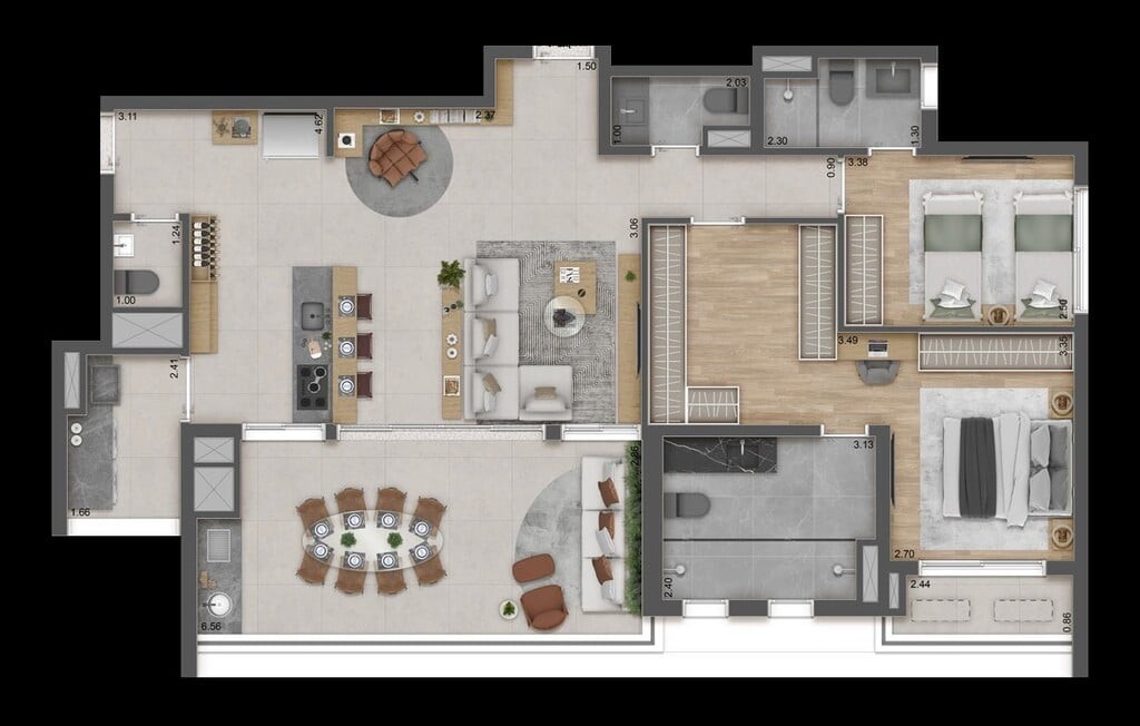 Apartamento, 3 quartos, 85 m² - Foto 24