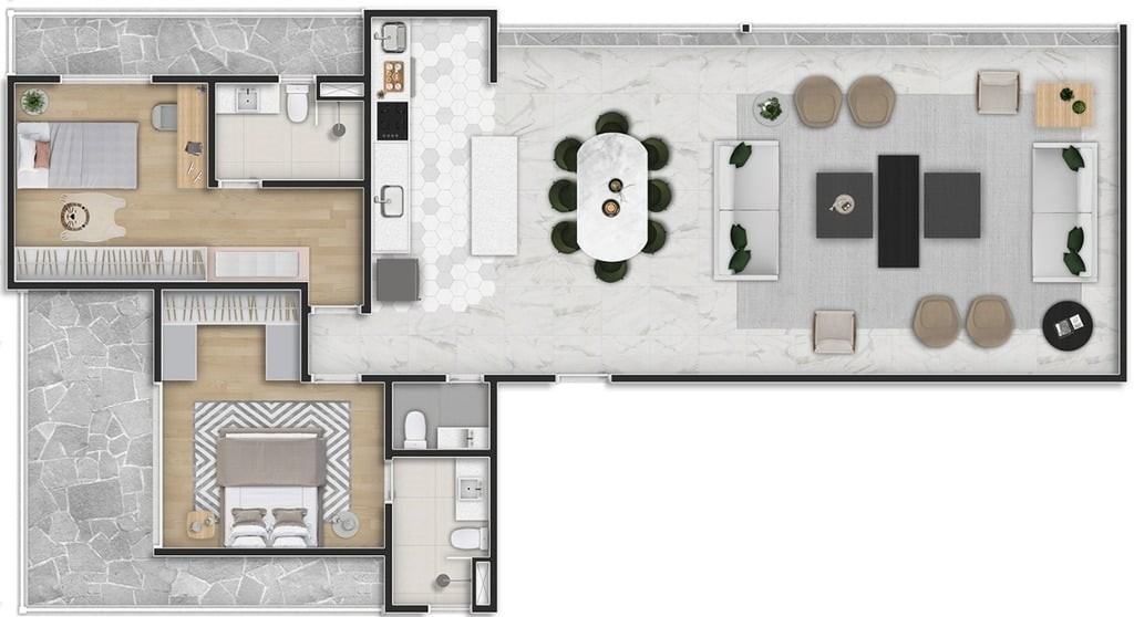 Apartamento, 2 quartos, 80 m² - Foto 14