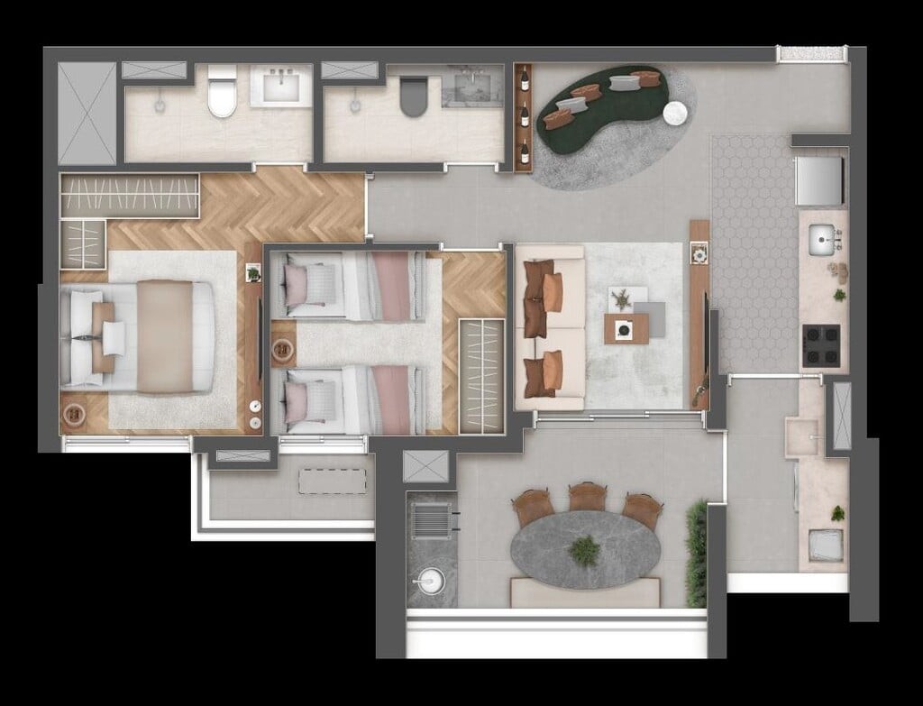 Apartamento, 3 quartos, 85 m² - Foto 19