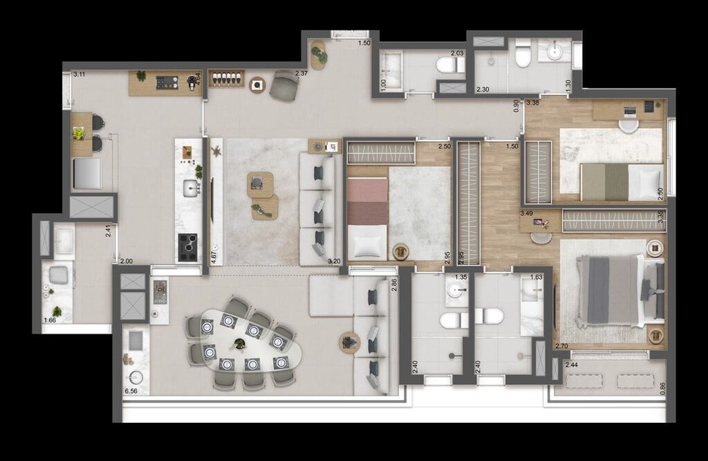 Apartamento, 3 quartos, 85 m² - Foto 23