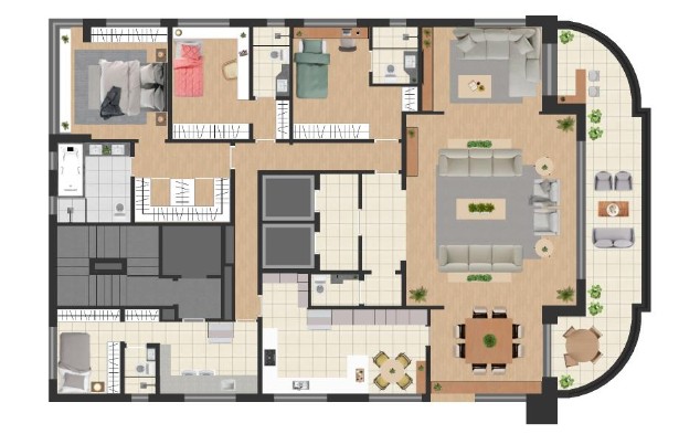 Apartamento, 3 quartos, 278 m² - Foto 38