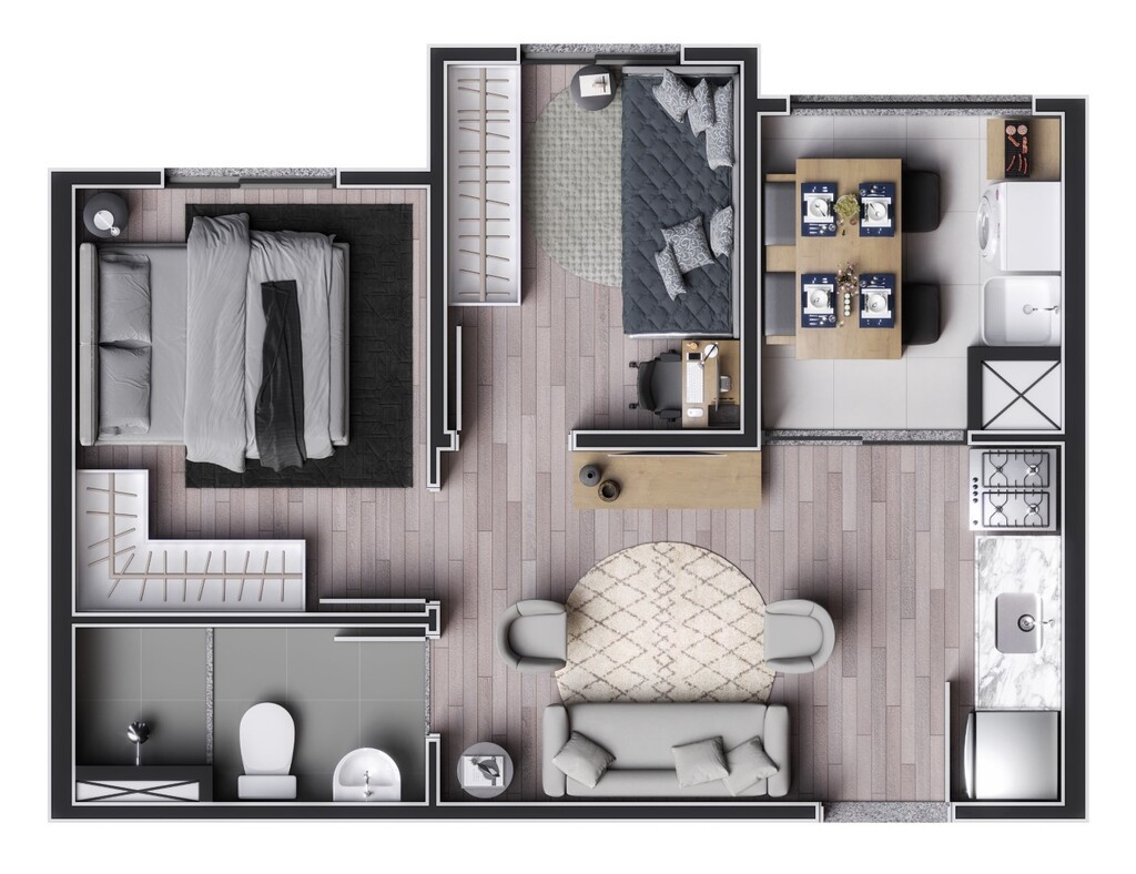 Apartamento, 1 quarto, 24 m² - Foto 32