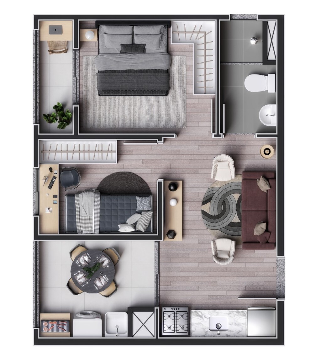 Apartamento, 1 quarto, 24 m² - Foto 31