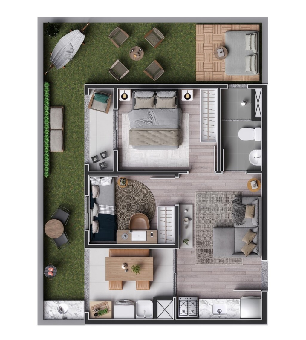 Apartamento, 1 quarto, 24 m² - Foto 33