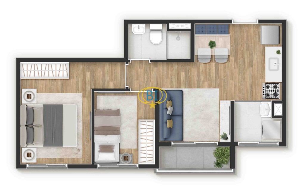 Apartamento, 2 quartos, 42 m² - Foto 18