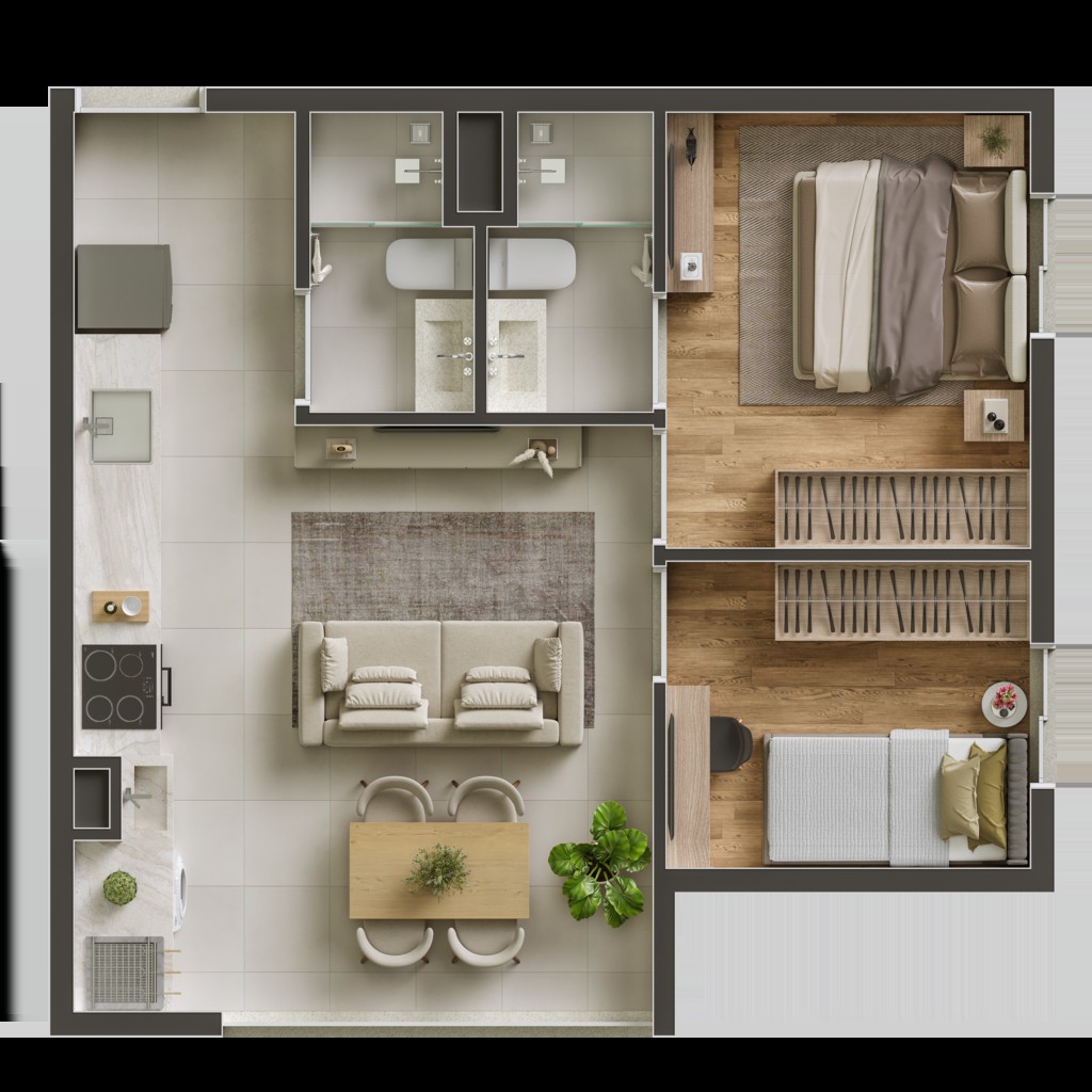 Apartamento, 2 quartos, 42 m² - Foto 13