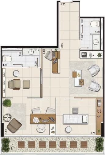 Sala-Conjunto, 252 m² - Foto 9