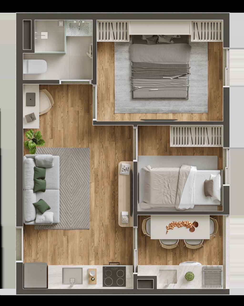 Apartamento, 2 quartos, 42 m² - Foto 11