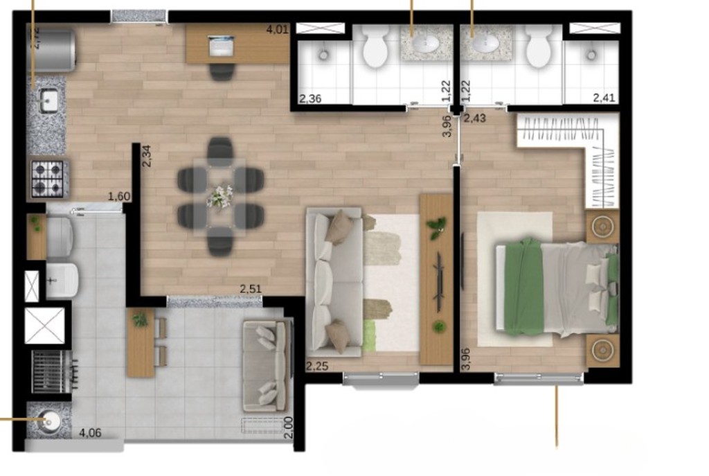 Apartamento, 3 quartos, 75 m² - Foto 14
