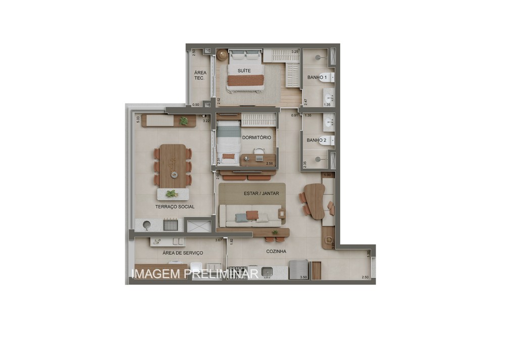 Apartamento, 2 quartos, 84 m² - Foto 25