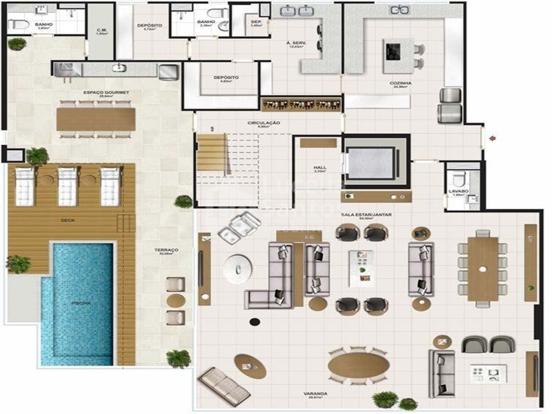 Apartamento à venda com 4 quartos, 279m² - Foto 5