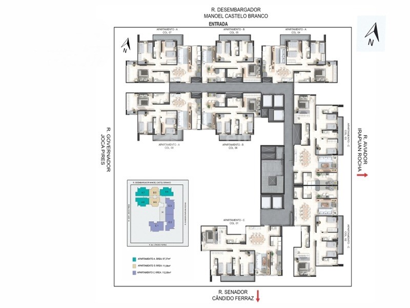 Apartamento à venda com 2 quartos, 71m² - Foto 7