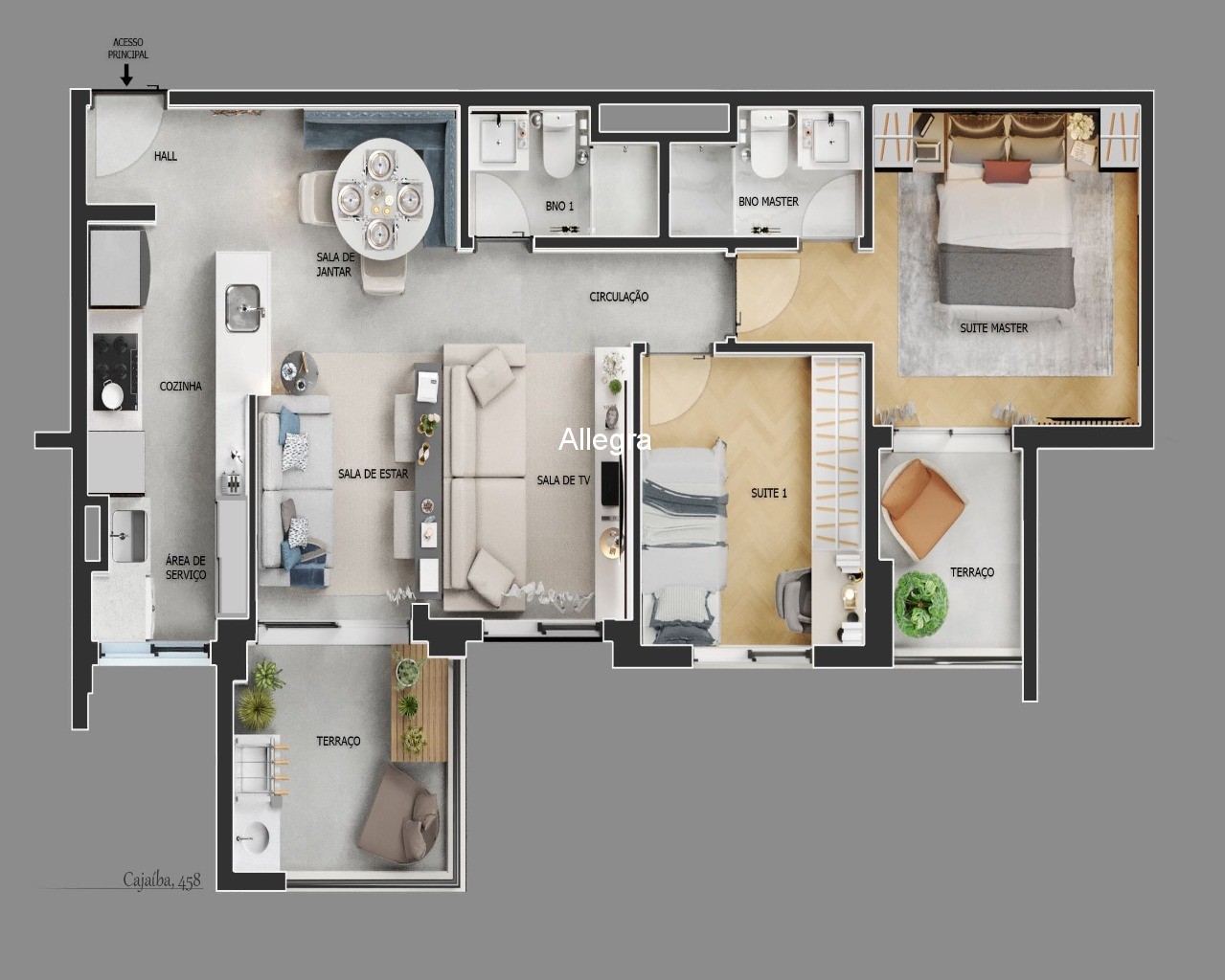 Apartamento à venda com 2 quartos, 72m² - Foto 46