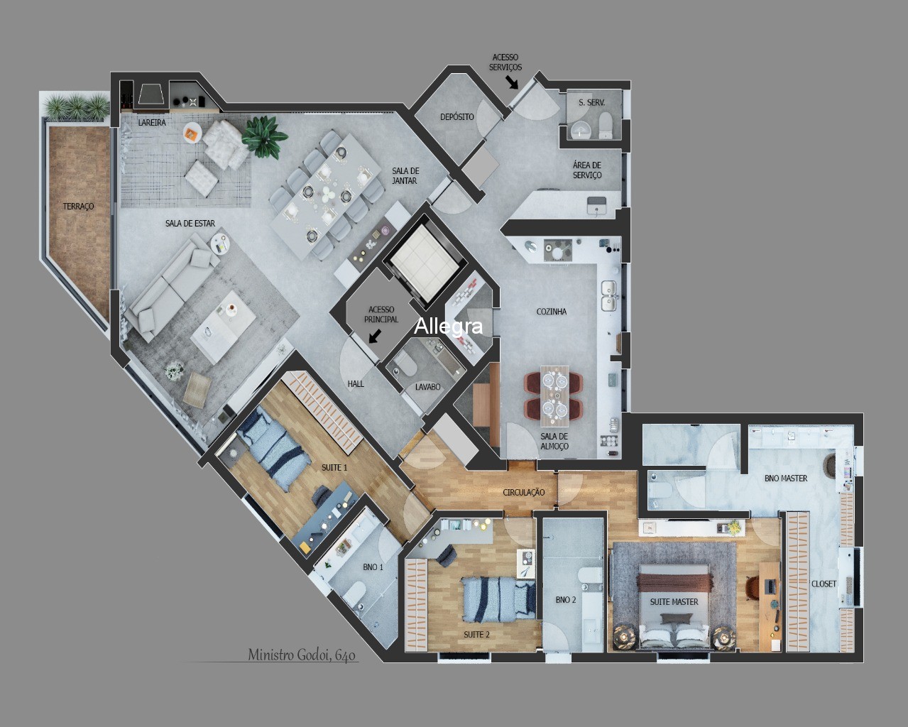 Apartamento, 3 quartos, 184 m² - Foto 4