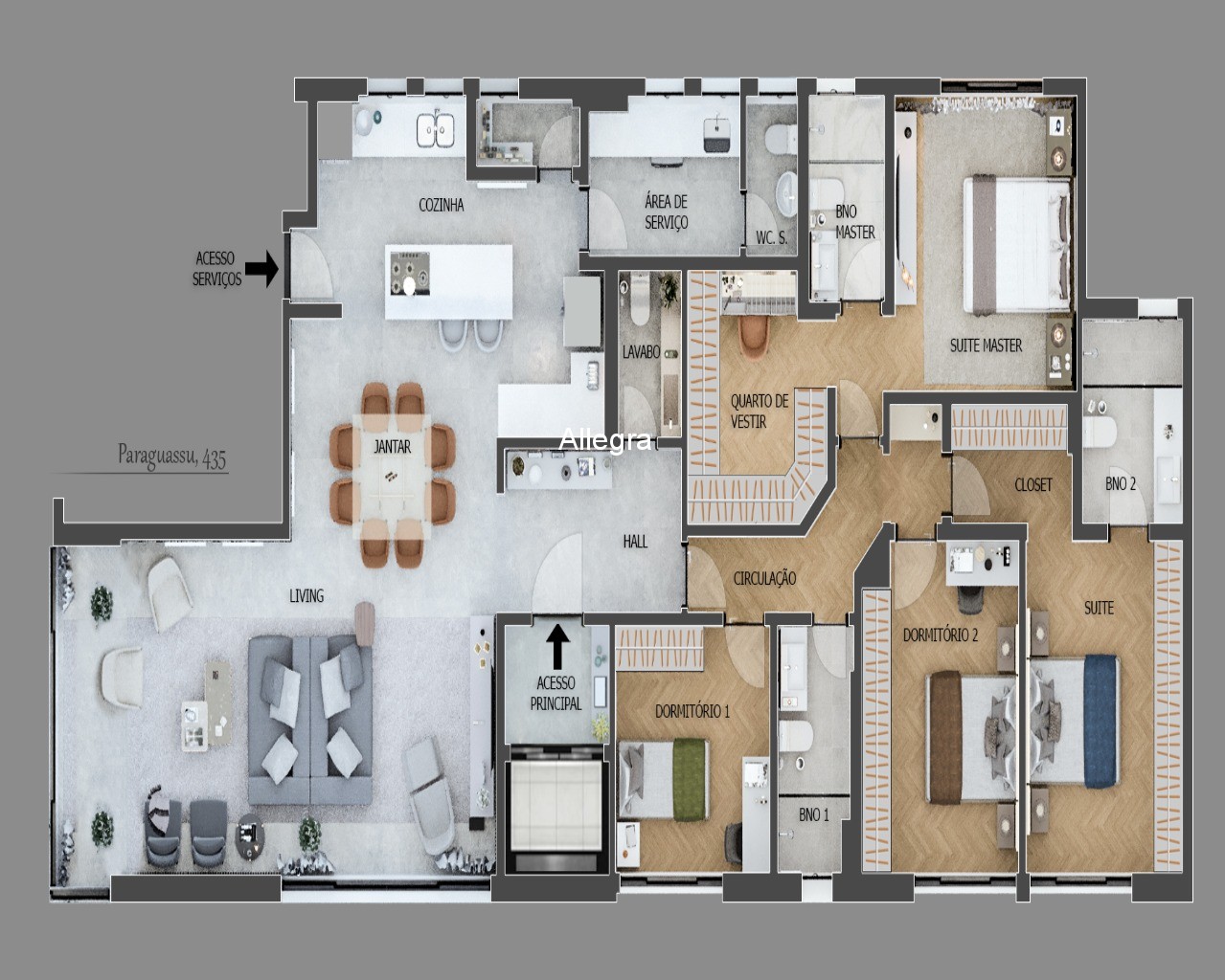 Apartamento, 4 quartos, 172 m² - Foto 6