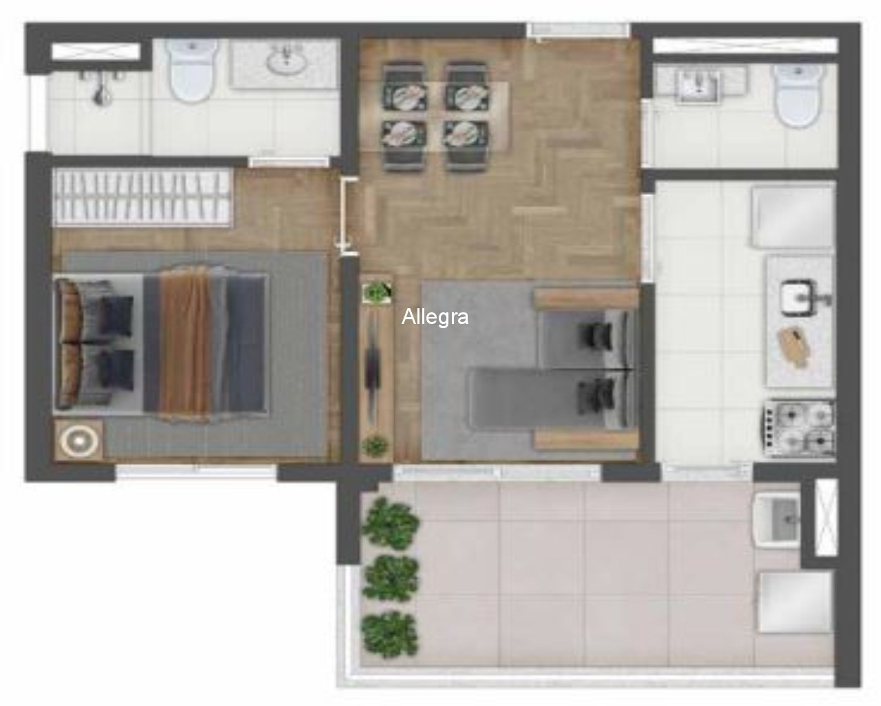 Apartamento, 1 quarto, 40 m² - Foto 6