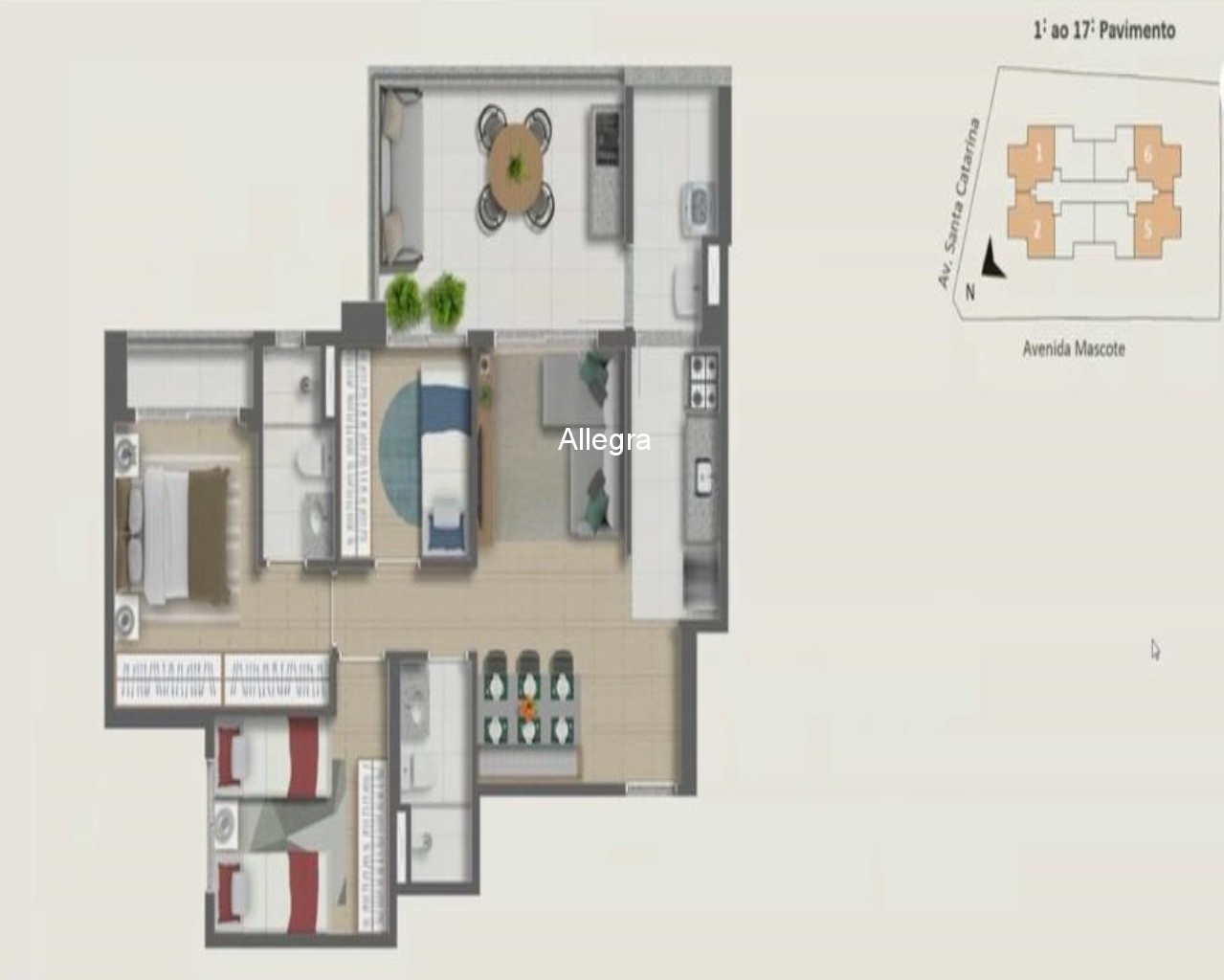 Apartamento à venda com 2 quartos, 58m² - Foto 37