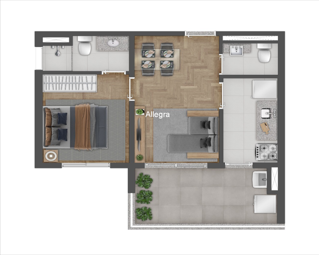 Apartamento, 1 quarto, 40 m² - Foto 39