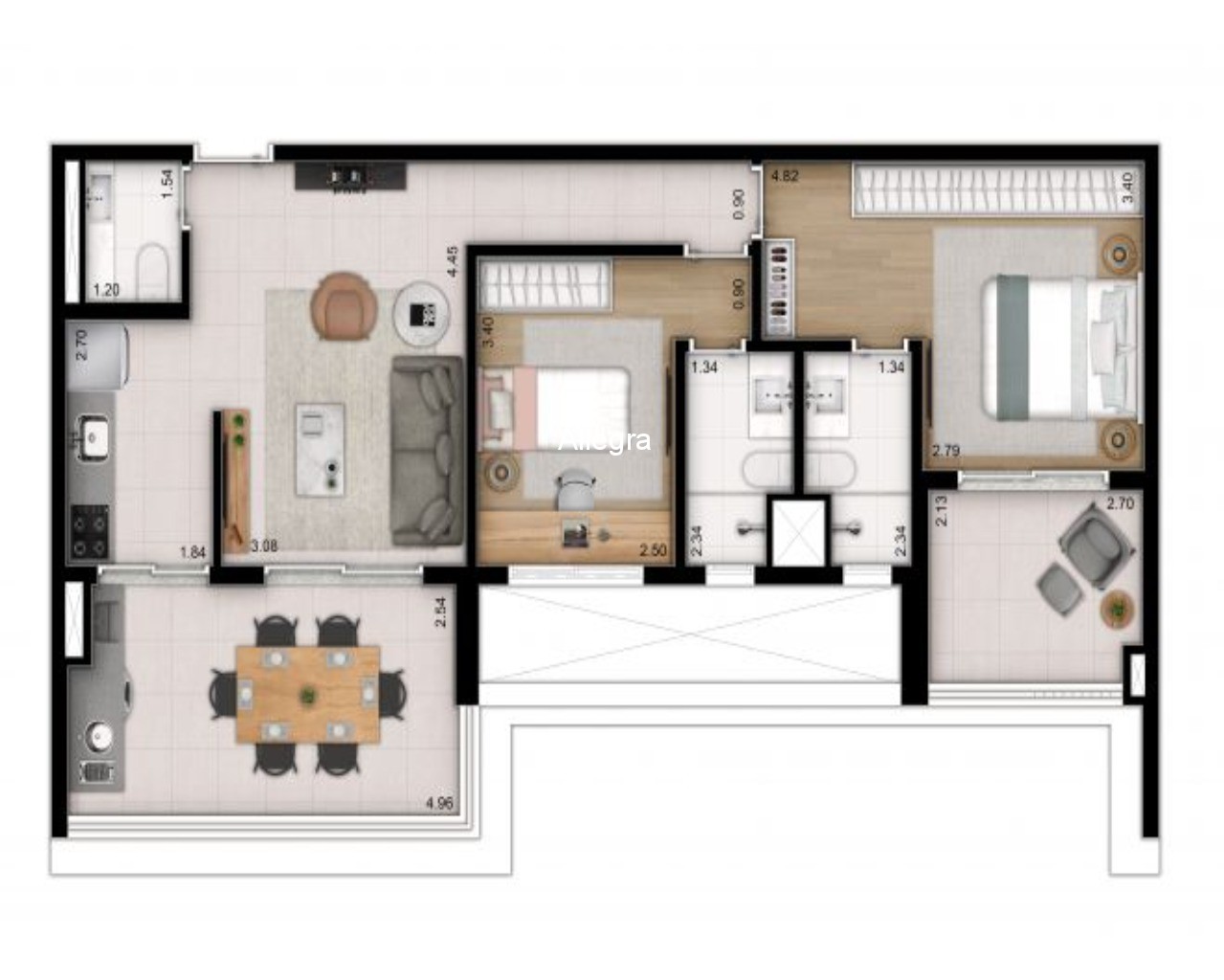 Apartamento à venda com 3 quartos, 81m² - Foto 5