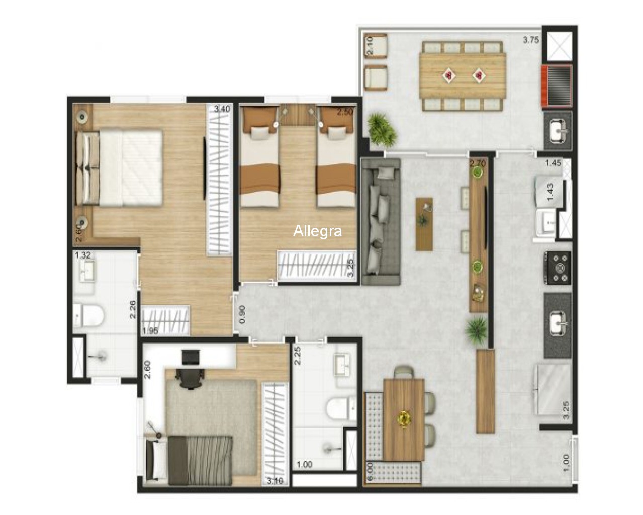 Apartamento à venda com 3 quartos, 81m² - Foto 13