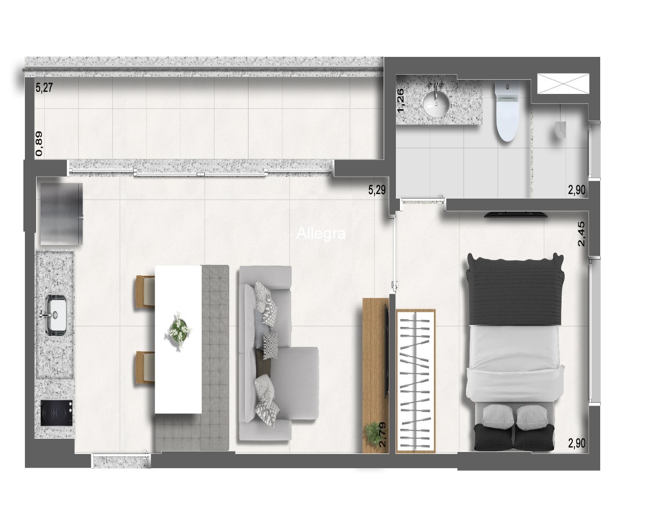 Apartamento, 1 quarto, 38 m² - Foto 20