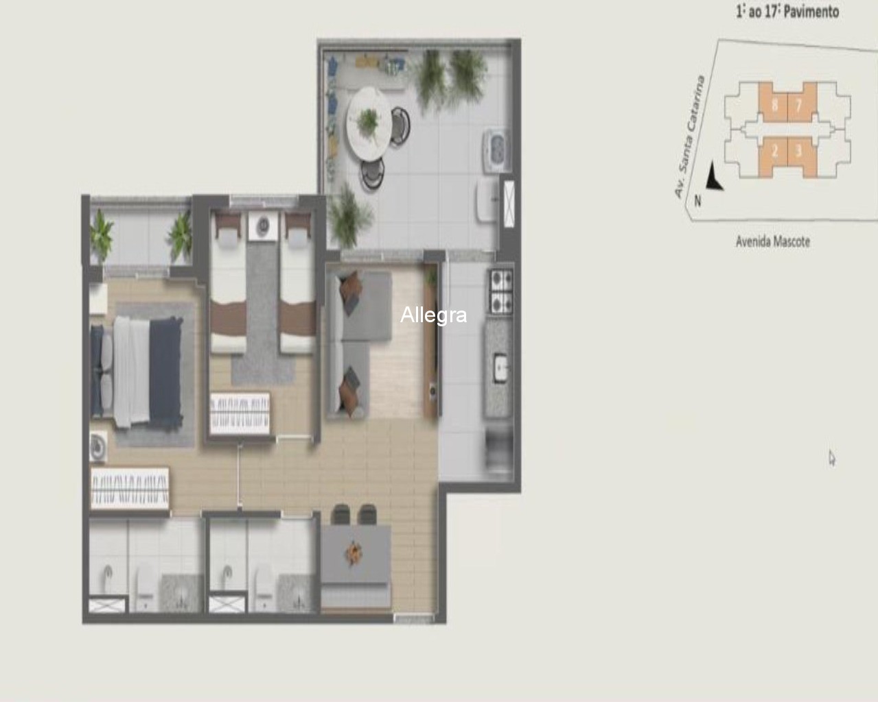 Apartamento à venda com 2 quartos, 58m² - Foto 36