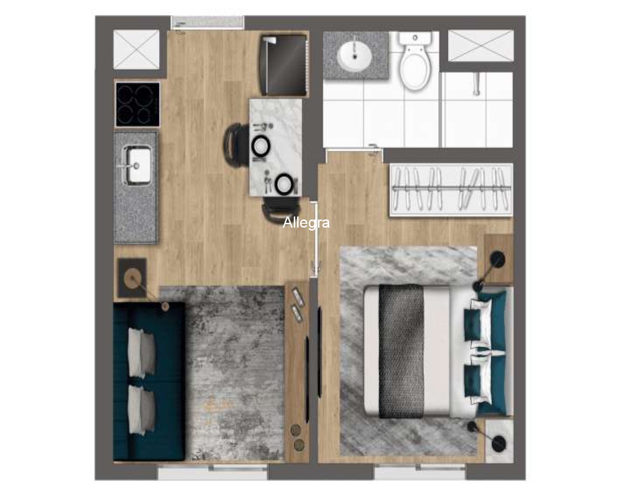 Apartamento, 2 quartos, 42 m² - Foto 23