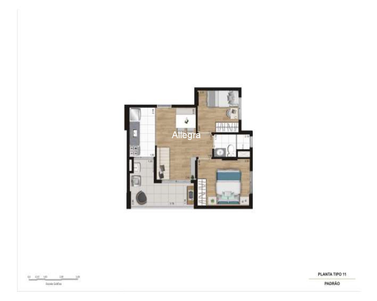 Apartamento à venda com 3 quartos, 60m² - Foto 12