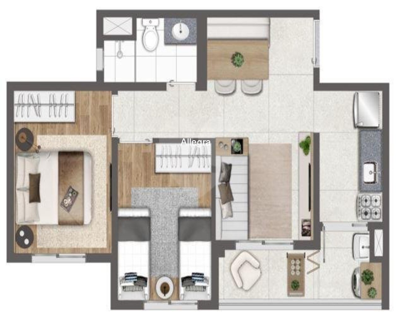 Apartamento, 2 quartos, 42 m² - Foto 48