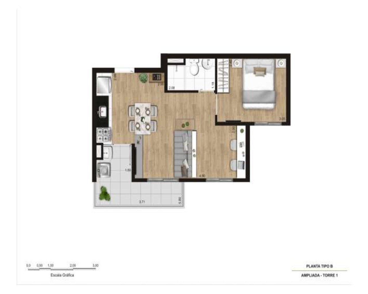 Apartamento à venda com 2 quartos, 36m² - Foto 13