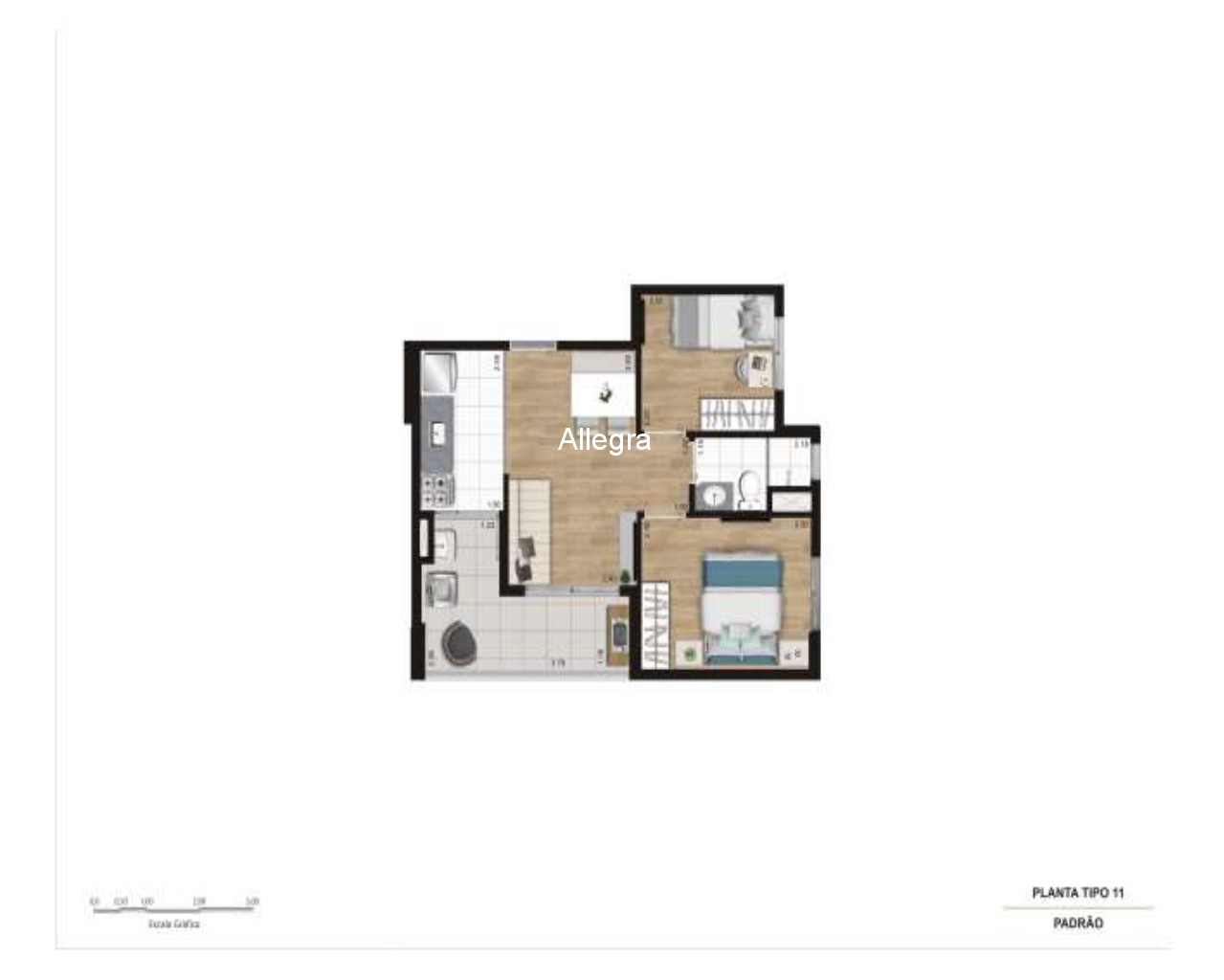Apartamento, 2 quartos, 38 m² - Foto 12