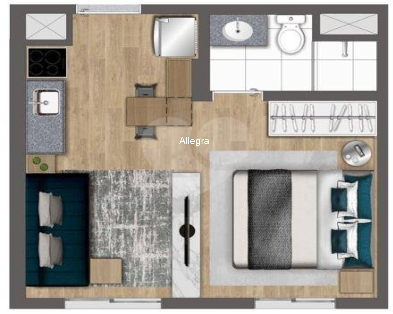 Apartamento, 2 quartos, 42 m² - Foto 46