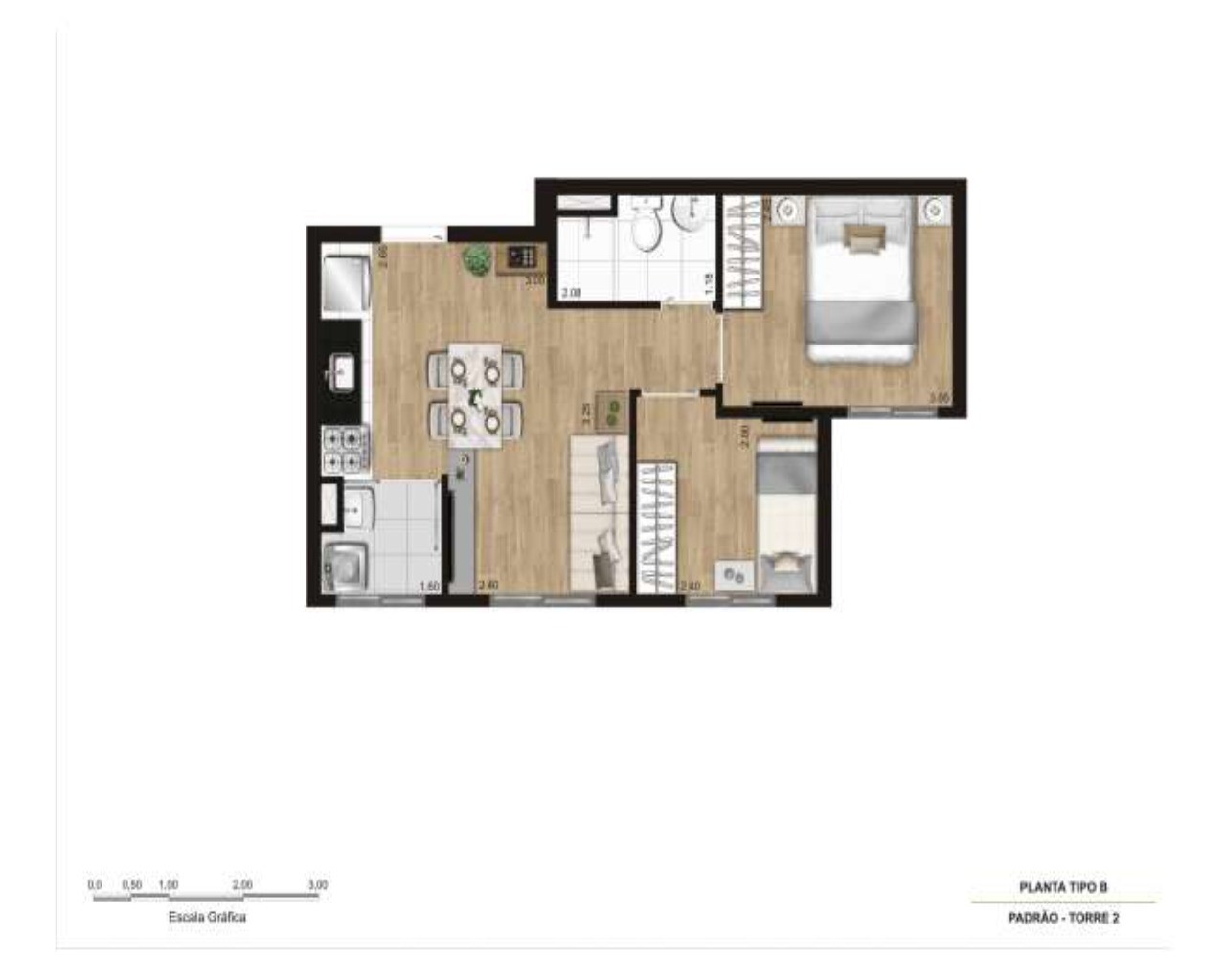 Apartamento à venda com 2 quartos, 36m² - Foto 14