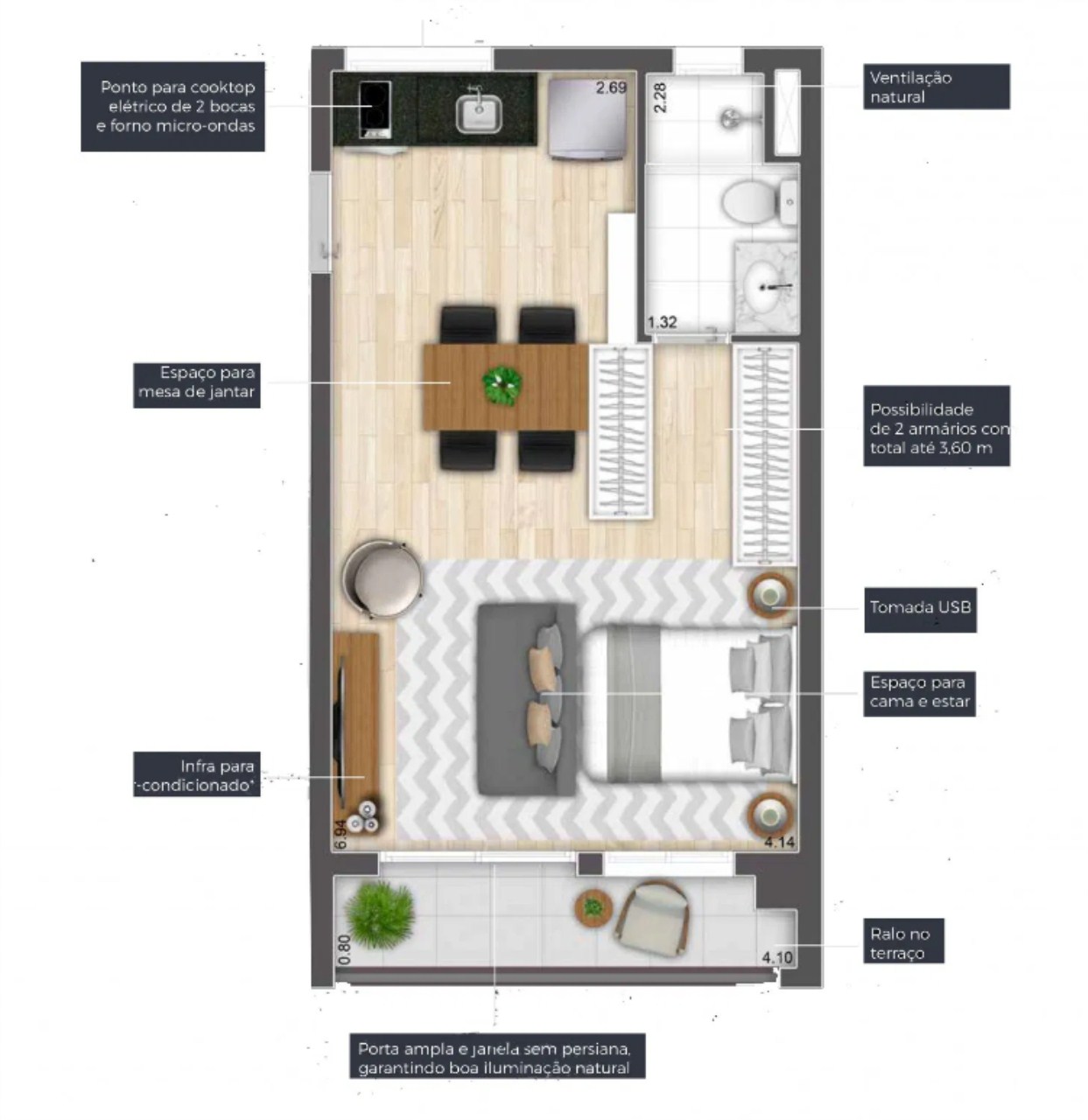 Apartamento à venda com 1 quarto, 26m² - Foto 28