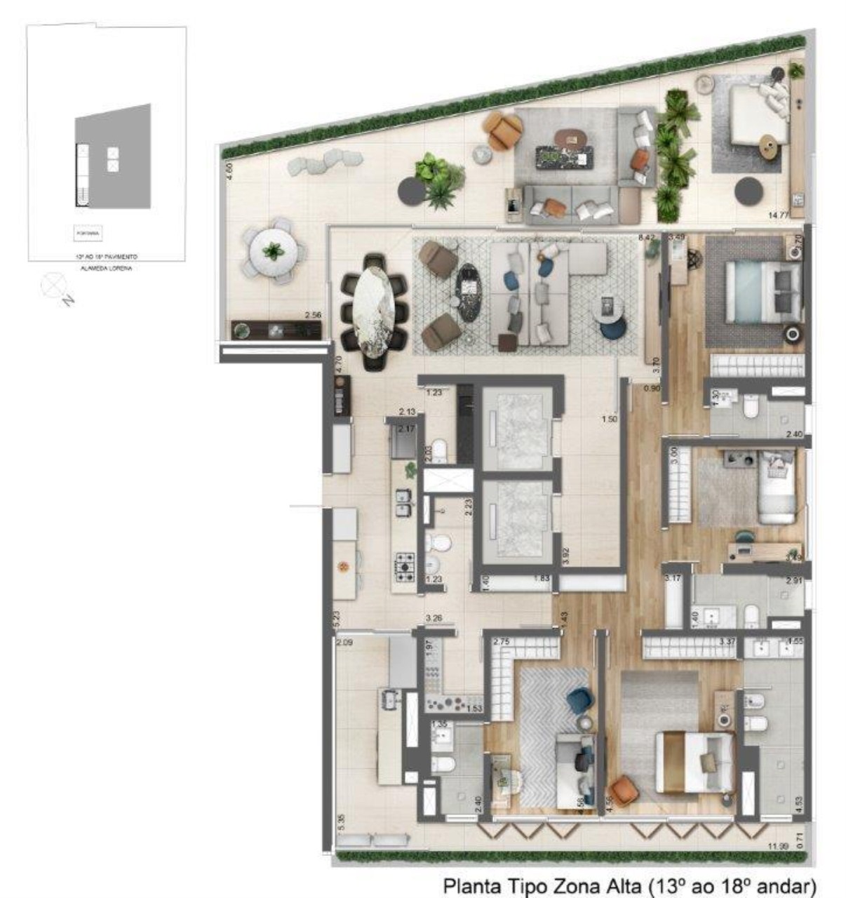 Apartamento, 4 quartos, 585 m² - Foto 17