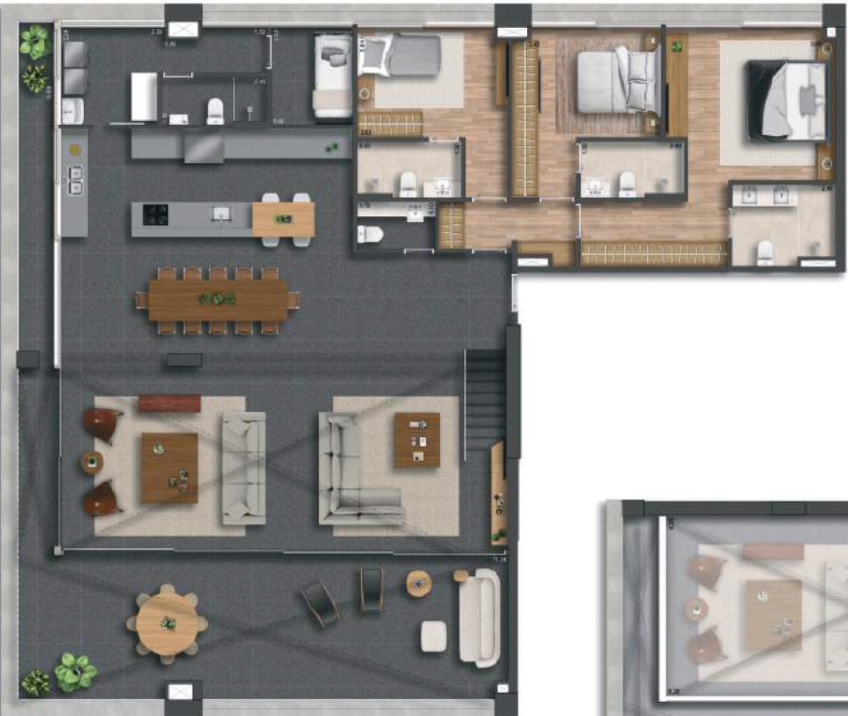 Apartamento à venda com 3 quartos, 134m² - Foto 36