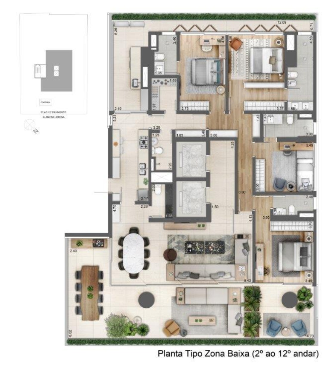 Apartamento, 4 quartos, 585 m² - Foto 20
