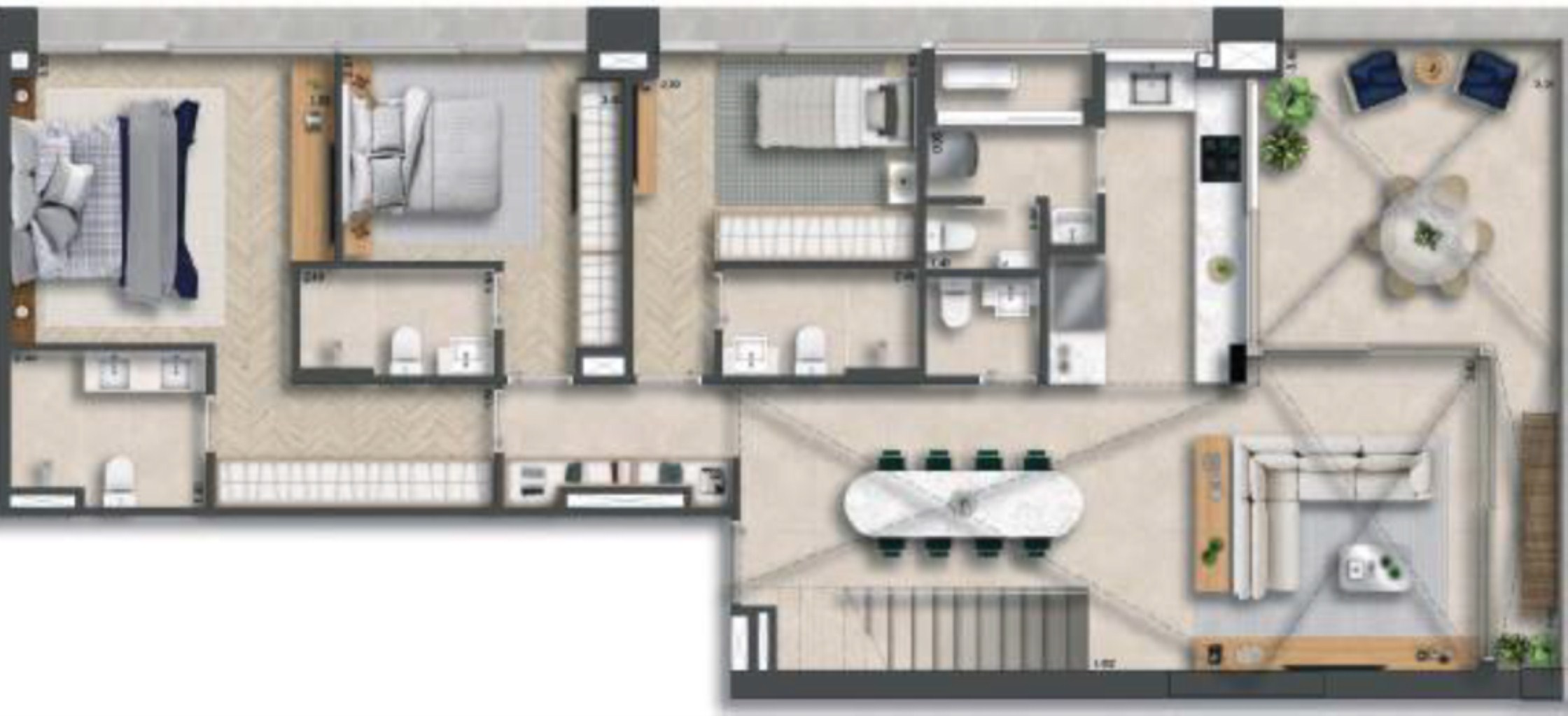 Apartamento à venda com 3 quartos, 134m² - Foto 38