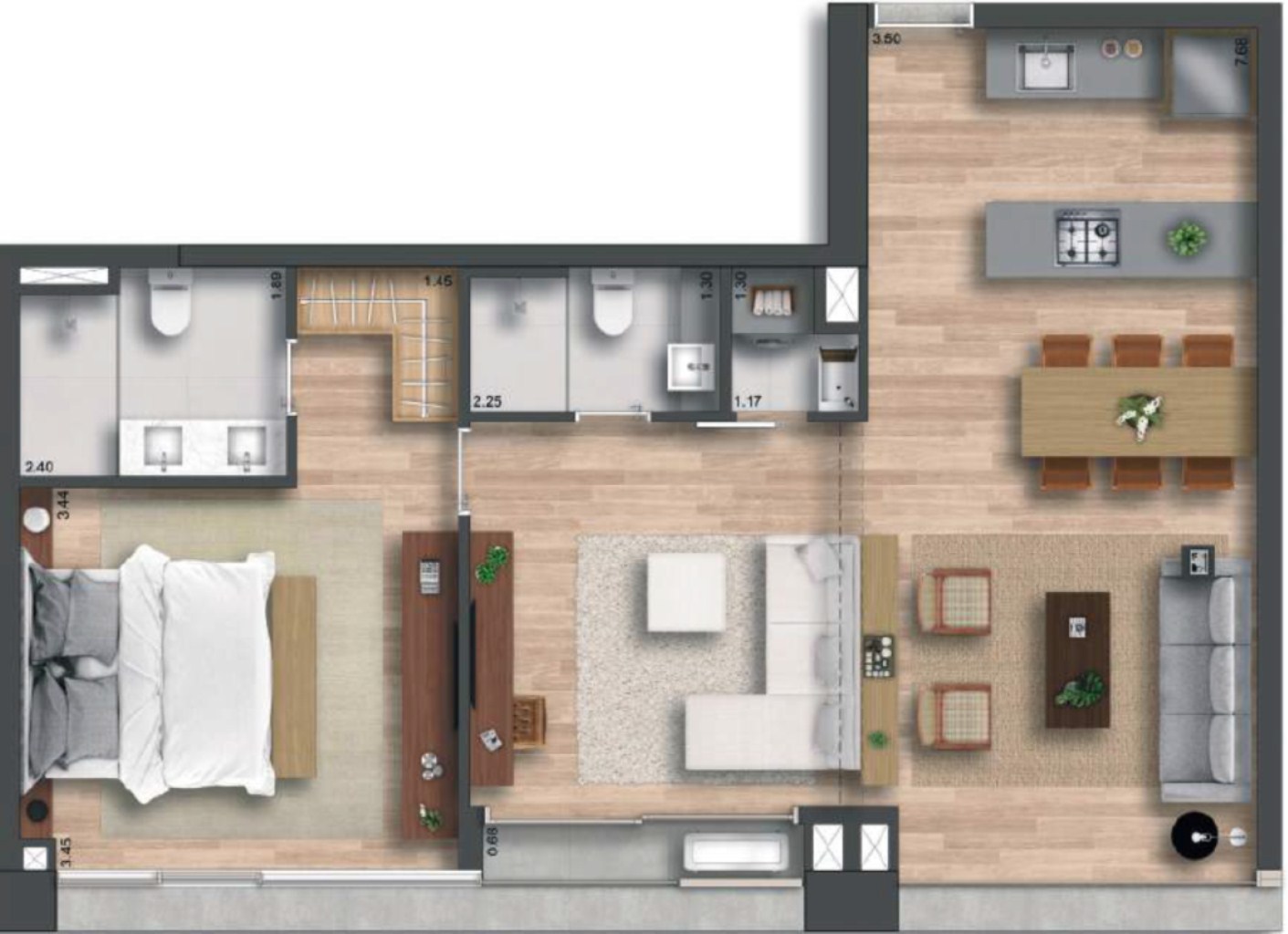 Apartamento à venda com 3 quartos, 134m² - Foto 22