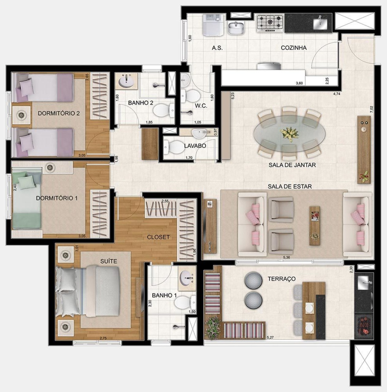 Apartamento à venda com 3 quartos, 106m² - Foto 36