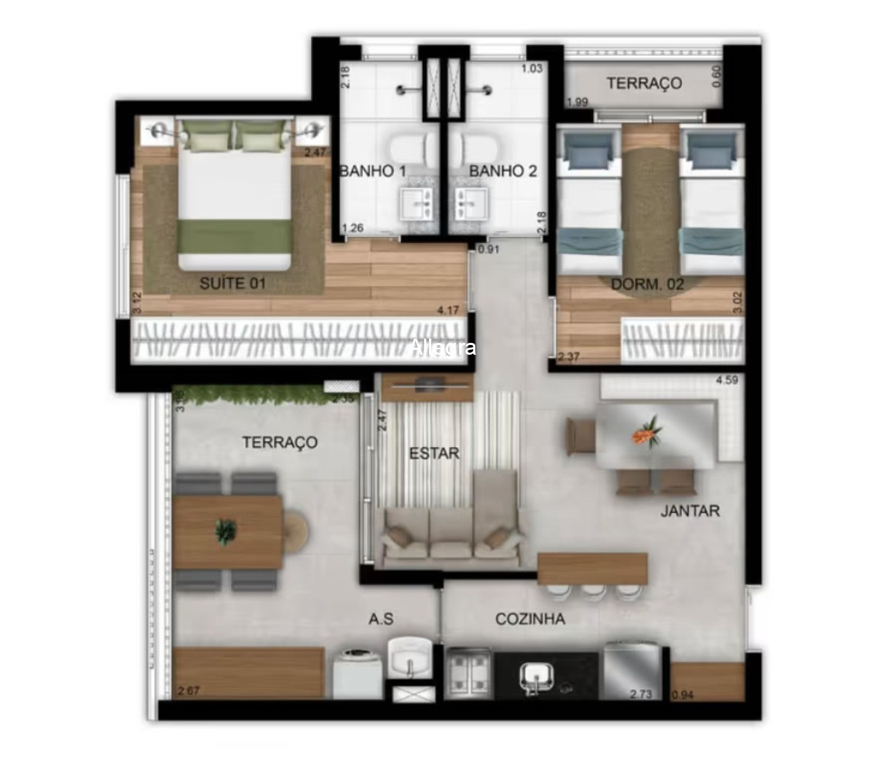 Apartamento, 2 quartos, 62 m² - Foto 16