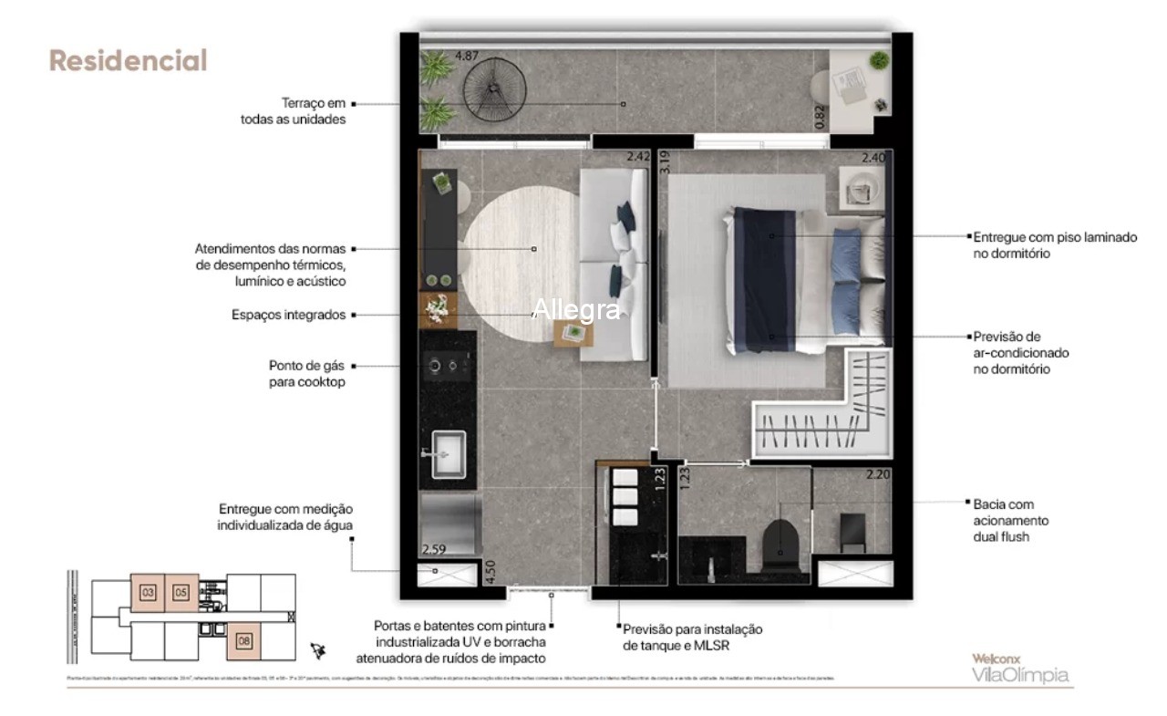 Apartamento, 1 quarto, 79 m² - Foto 22