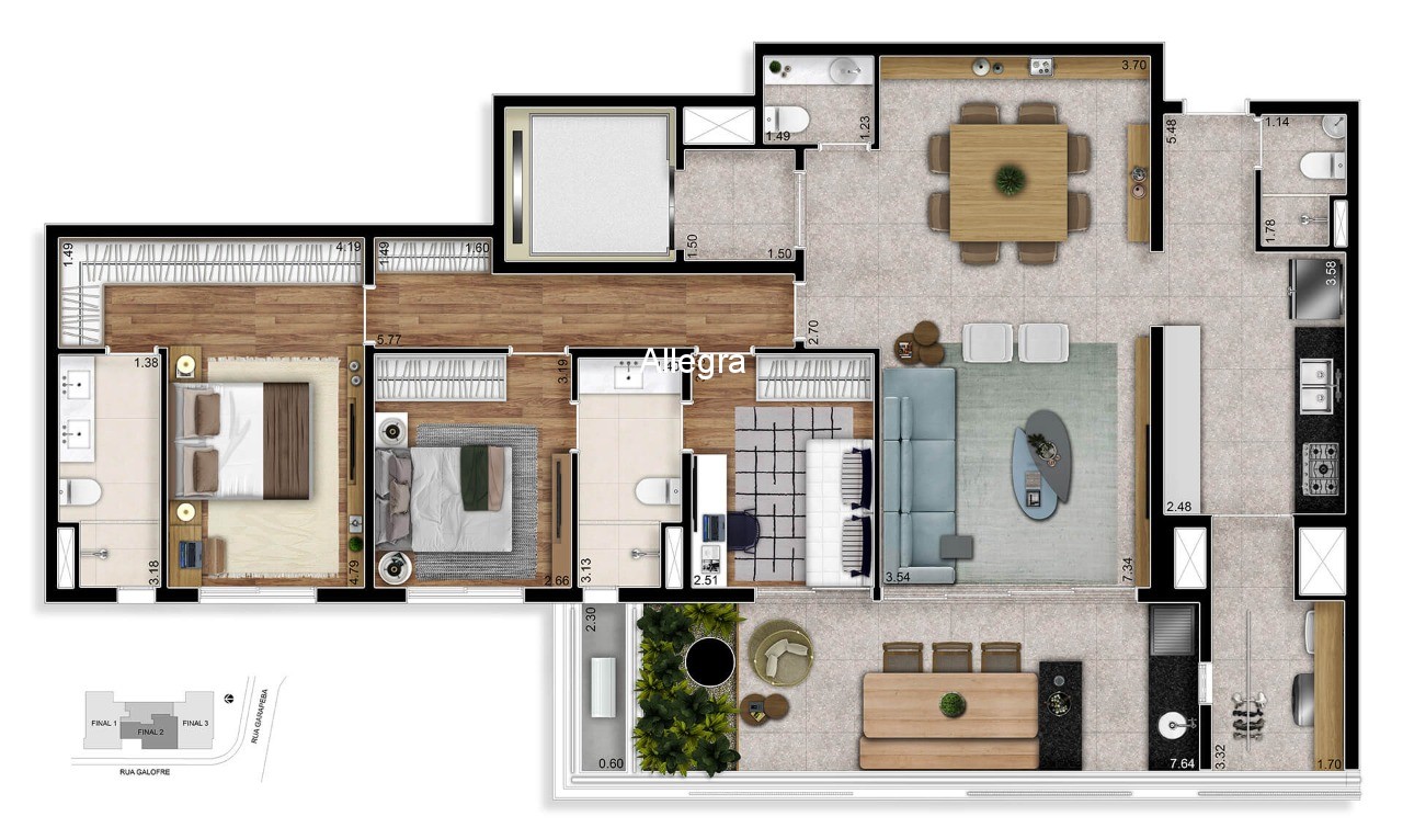 Apartamento, 1 quarto, 45 m² - Foto 27