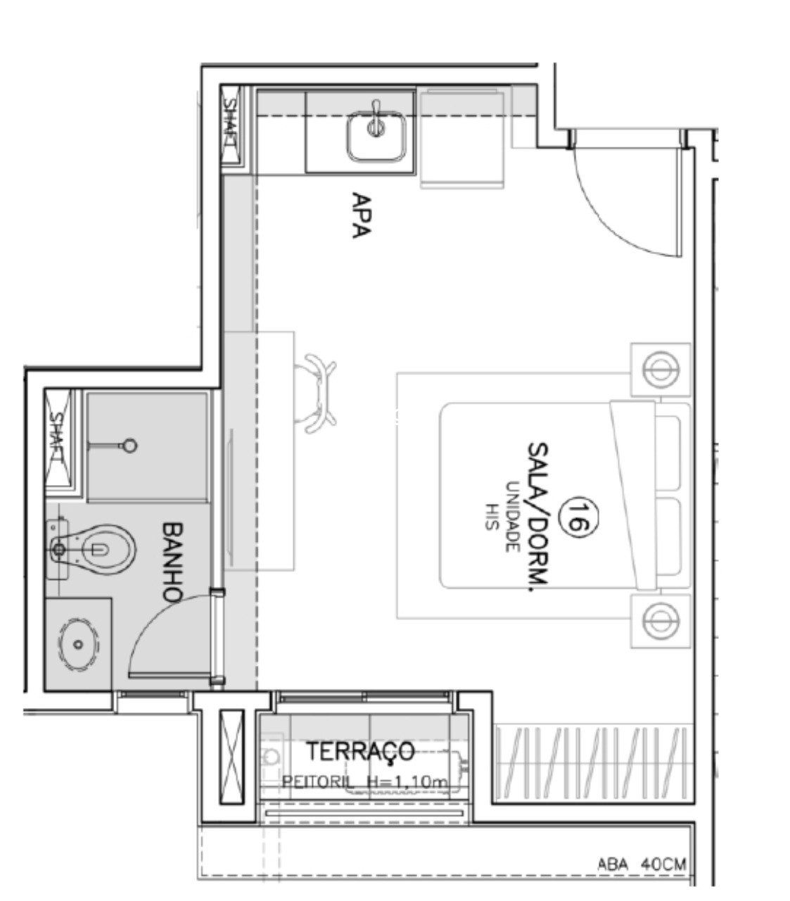 Apartamento, 1 quarto, 29 m² - Foto 20